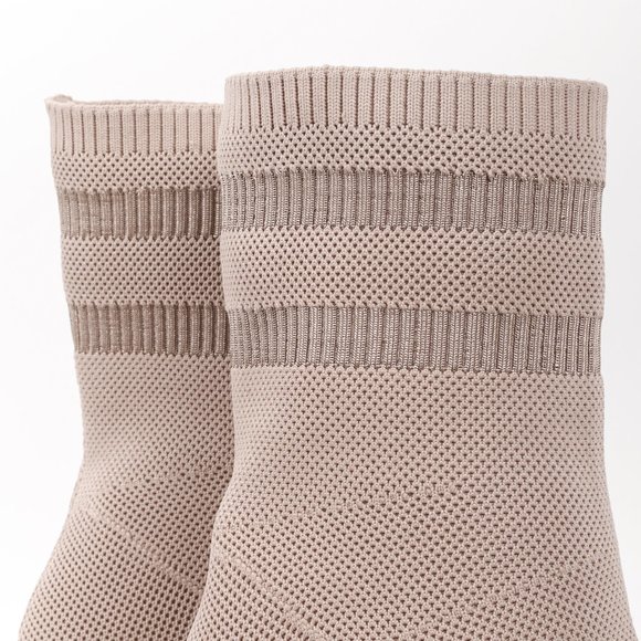 Alexander Wang Peep-Toe Cat Sock Booties in Nude - Picture 8 of 9